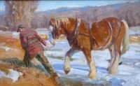 Crossing The Ice / Grant Redden, CA / 9.00x14.00 / Price Upon Request/ Sold