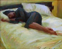 Interlude In Yellow / Suchitra Bhosle / 9.00x12.00 / $2700.00