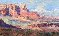 Sunset On Cliffs / Kathryn Stats / 8.00x13.00 / $2000.00/ Sold