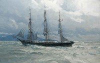 Benjamin F. Packard in the Strait of Juan de Fuca34, 1903 / Christopher Blossom / 22.00x34.00 / $35000.00/ Sold