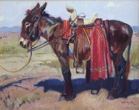 The Red Serape / John Moyers / 24.00x30.00 / $21000.00/ Sold