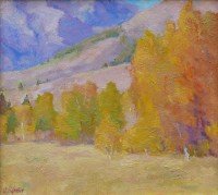 Autumn at the Foot of the Boulders / Amy Sidrane / 11.00x10.00 / $2000.00/ Sold