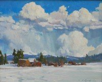 High Country Winter / G. Russell Case / 16.00x20.00 / $6500.00
