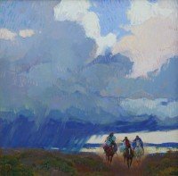Racing the Rain / John Moyers / 36.00x36.00 / $32000.00